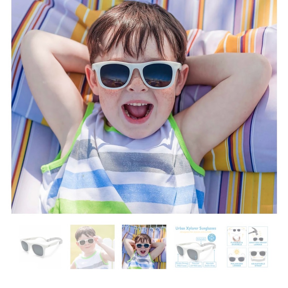 Jan and Jul urban xplorer sunglasses M 2-8Y white
